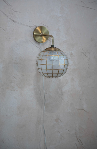 Capiz Wall Sconce