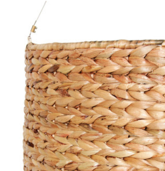 32” Seagrass Drum Chandelier
