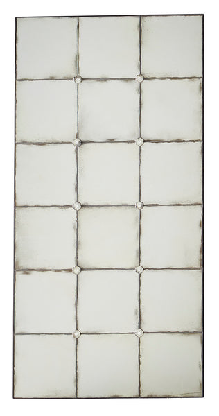 Iron Rectangular Antiqued Mirror