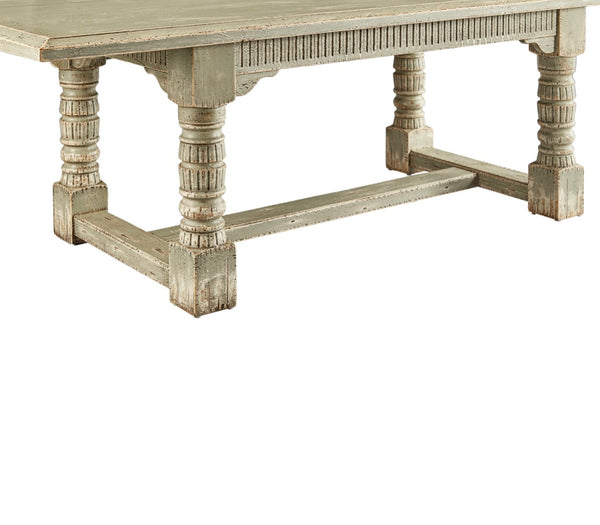 8’ Distressed Pine Table