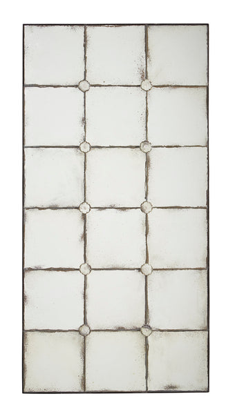 Iron Rectangular Antiqued Mirror