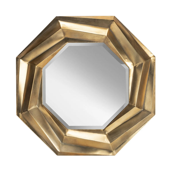 Octagon Gold Mirror