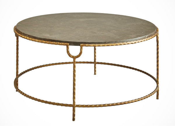 Bluestone & Iron Coffee Table