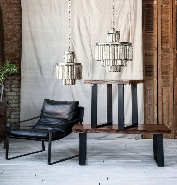 Black Leather Stockholm II Chair