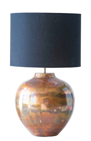 Copper Finish Table Lamp