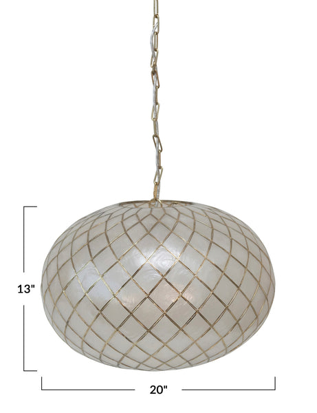 Capiz Pendant Lamp