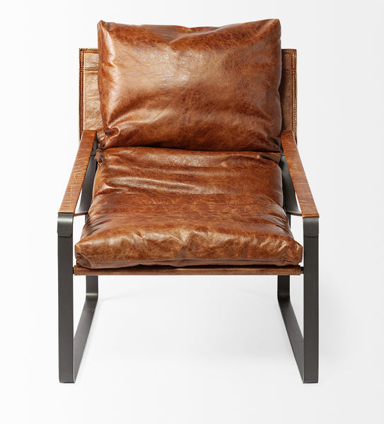 Brown Leather Stockholm Chair