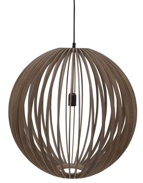Round Slatted Pendant