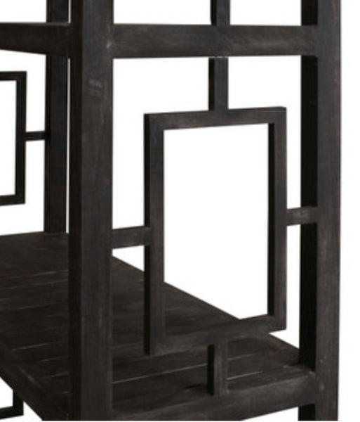 Black Wood Shelving