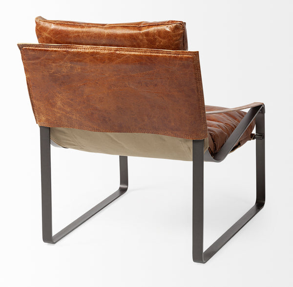 Brown Leather Stockholm Chair
