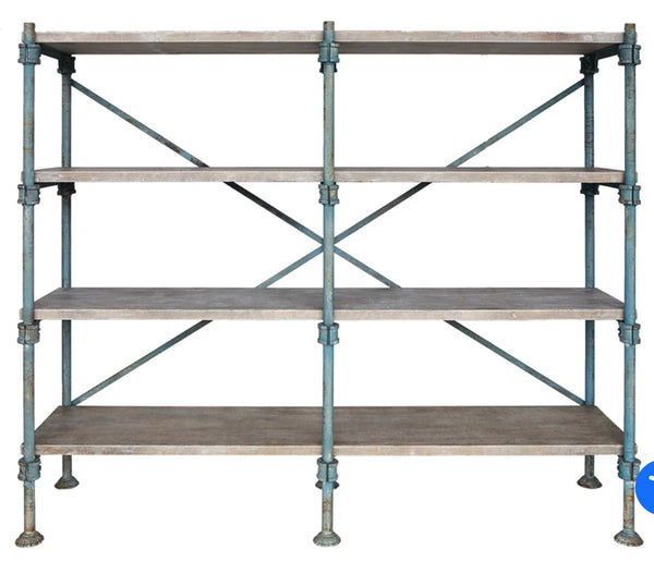 Reproduction Blue Iron Shelf
