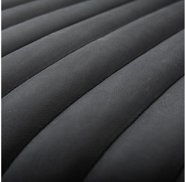Black Top Grain Leather Sofa
