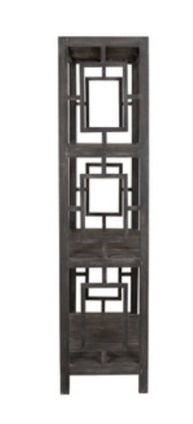 Black Wood Shelving