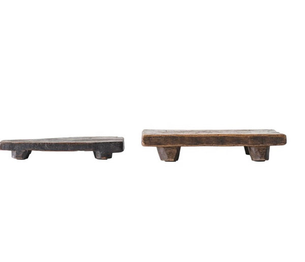 Found Wood Pedestal