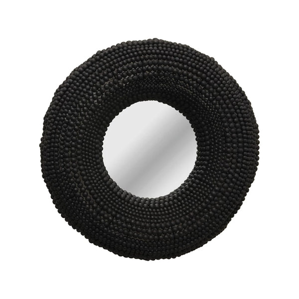 Black Mango Beaded Mirror