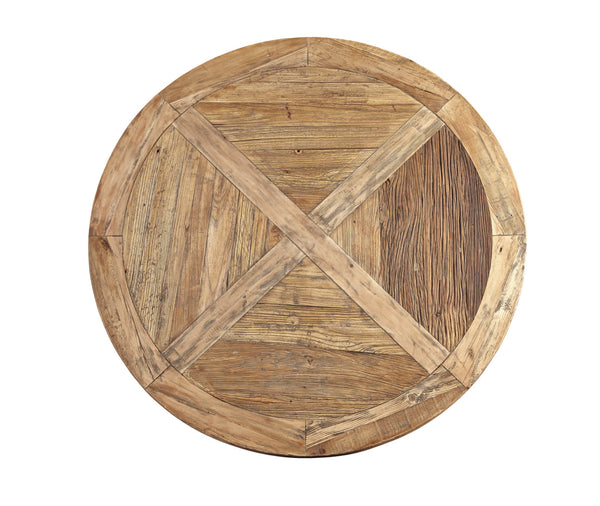 60” Reclaimed Elm Timbers Table