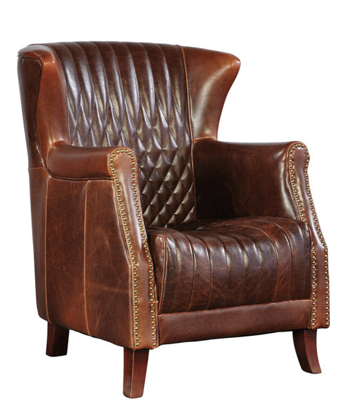 Cigar Leather Club Chair