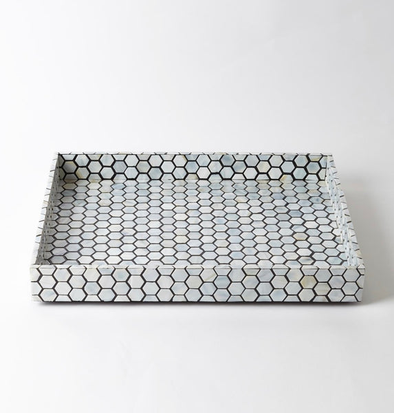 Mother of Pearl Tray-Black small