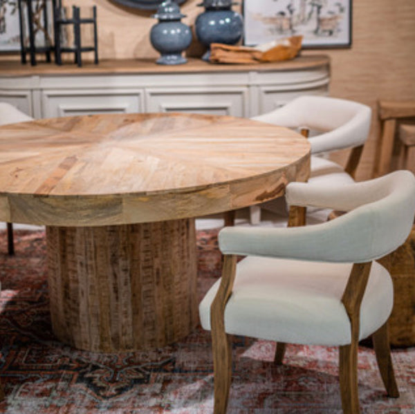 60” Mango Wood Dining Table