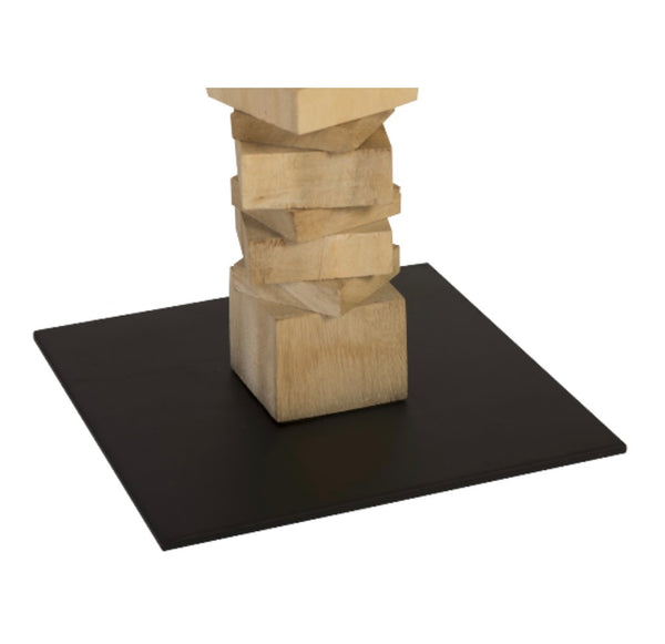 Stacked Wood Sculptures Set of 3