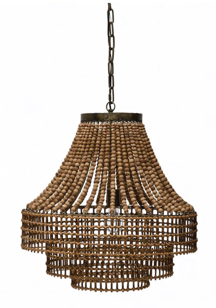 Bamboo & Rattan Chandelier