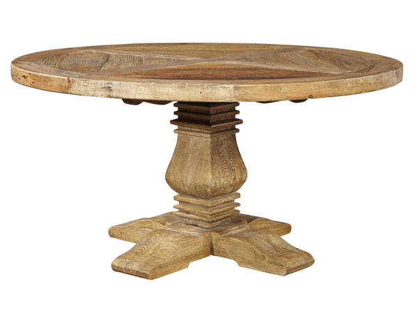 60” Reclaimed Elm Timbers Table