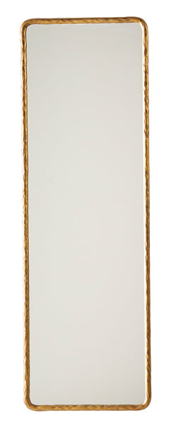 Hammered Edge Gold Mirror