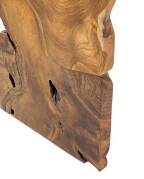 Teakwood Organic Console Table