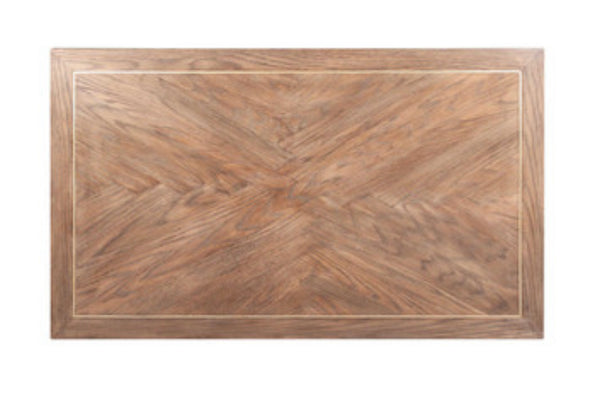 Iron & Wooden Inly Coffee Table