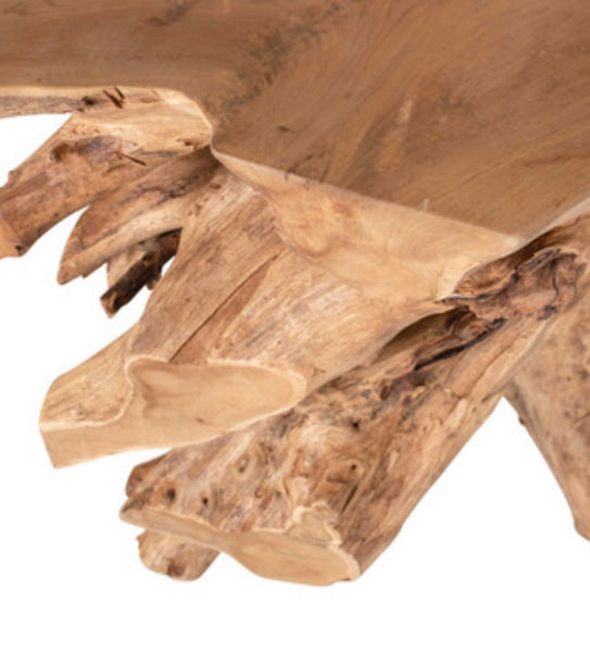 Teak Root Console Table