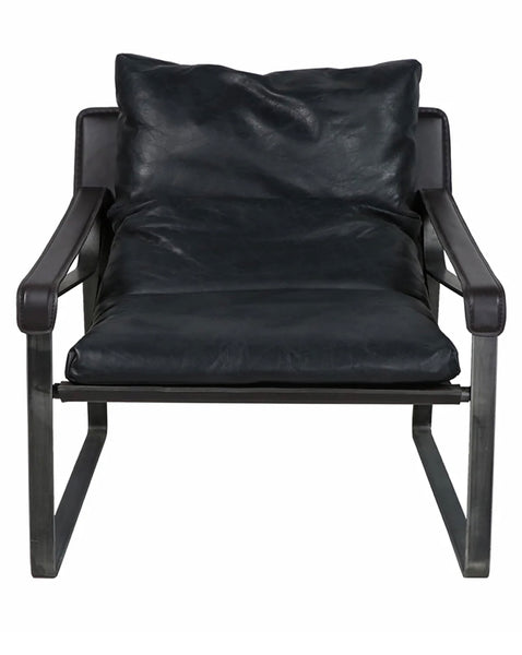 Black Leather Stockholm II Chair